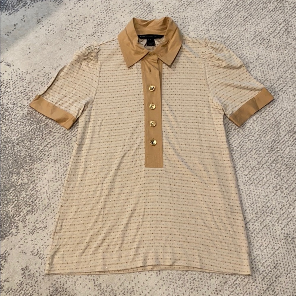 MARC BY MARC JACOBS GLITTER WOVEN SHIRT M